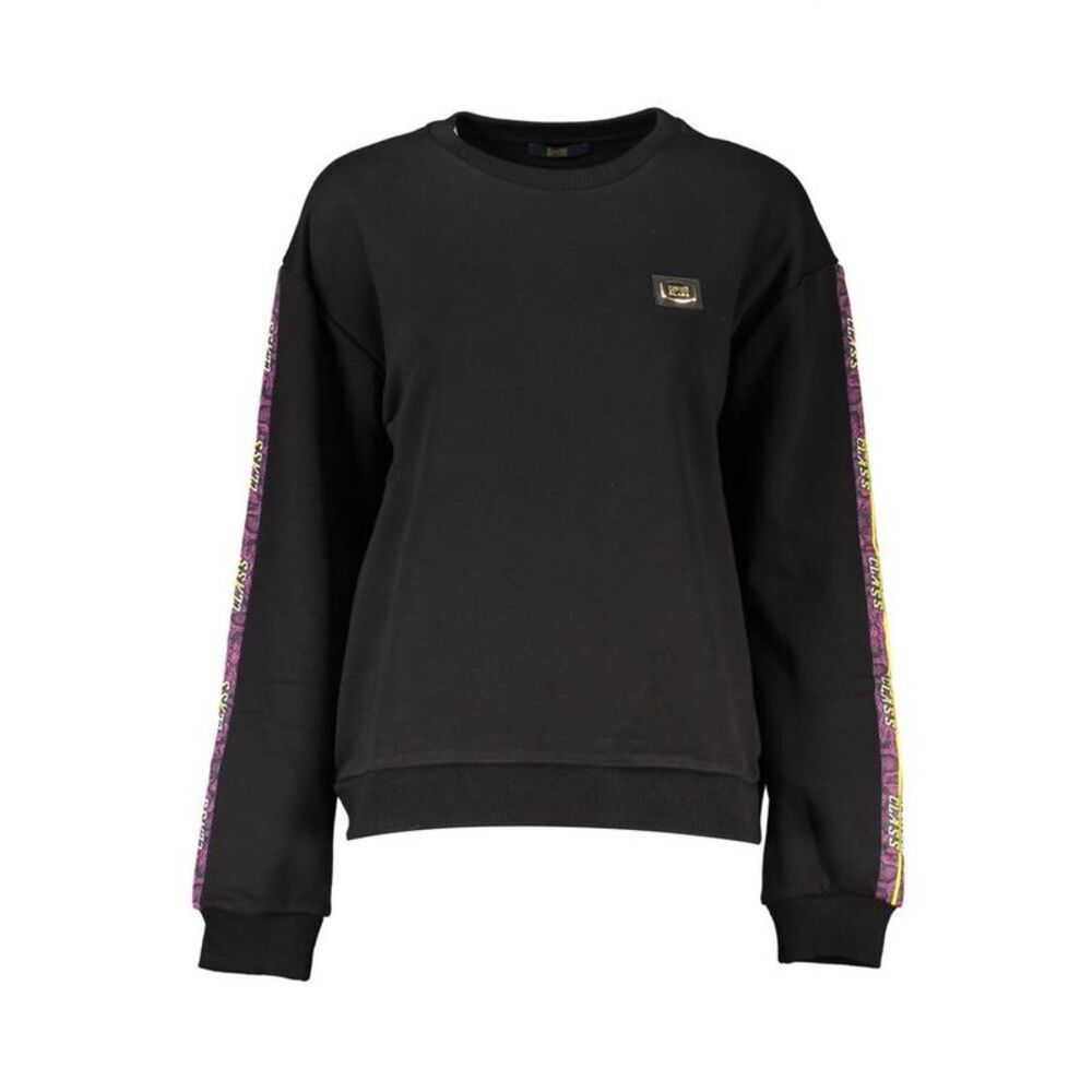 Cavalli Class Black Cotton Women Women's Sweater